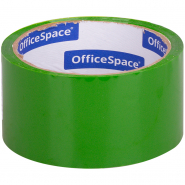 Я212004 Клейкая лента упаковочная OfficeSpace, 48мм*40м, 45мкм, зеленая, 