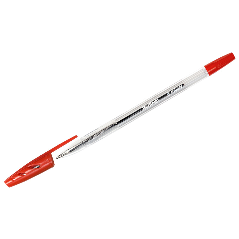 Я265889 Ручка шариковая Berlingo "Tribase", красная, 1,0мм
