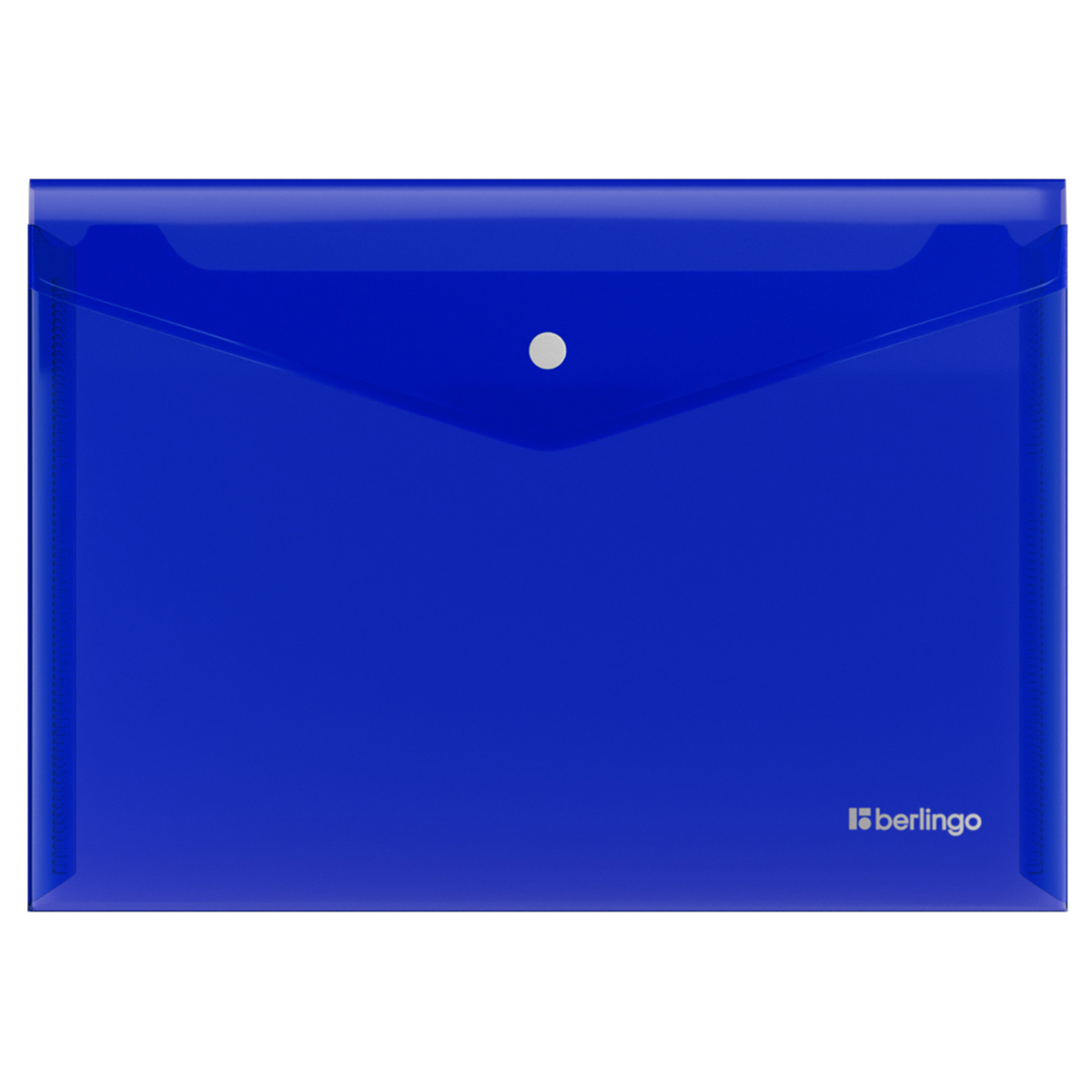 Я352657 Папка-конверт на кнопке Berlingo "No Secret", А4, 200мкм, синяя