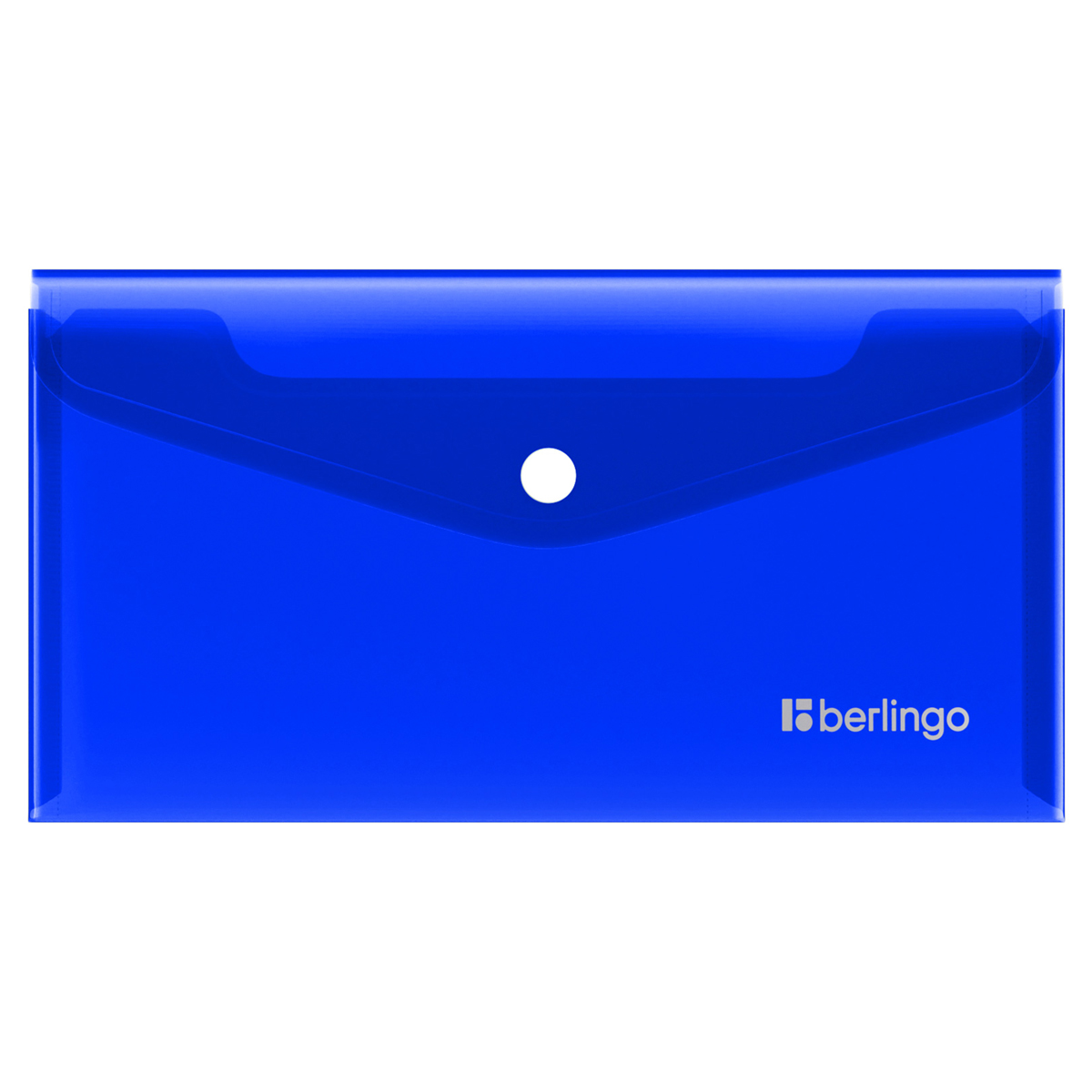 Я352675 Папка-конверт на кнопке Berlingo "No Secret", С6, 200мкм, синяя