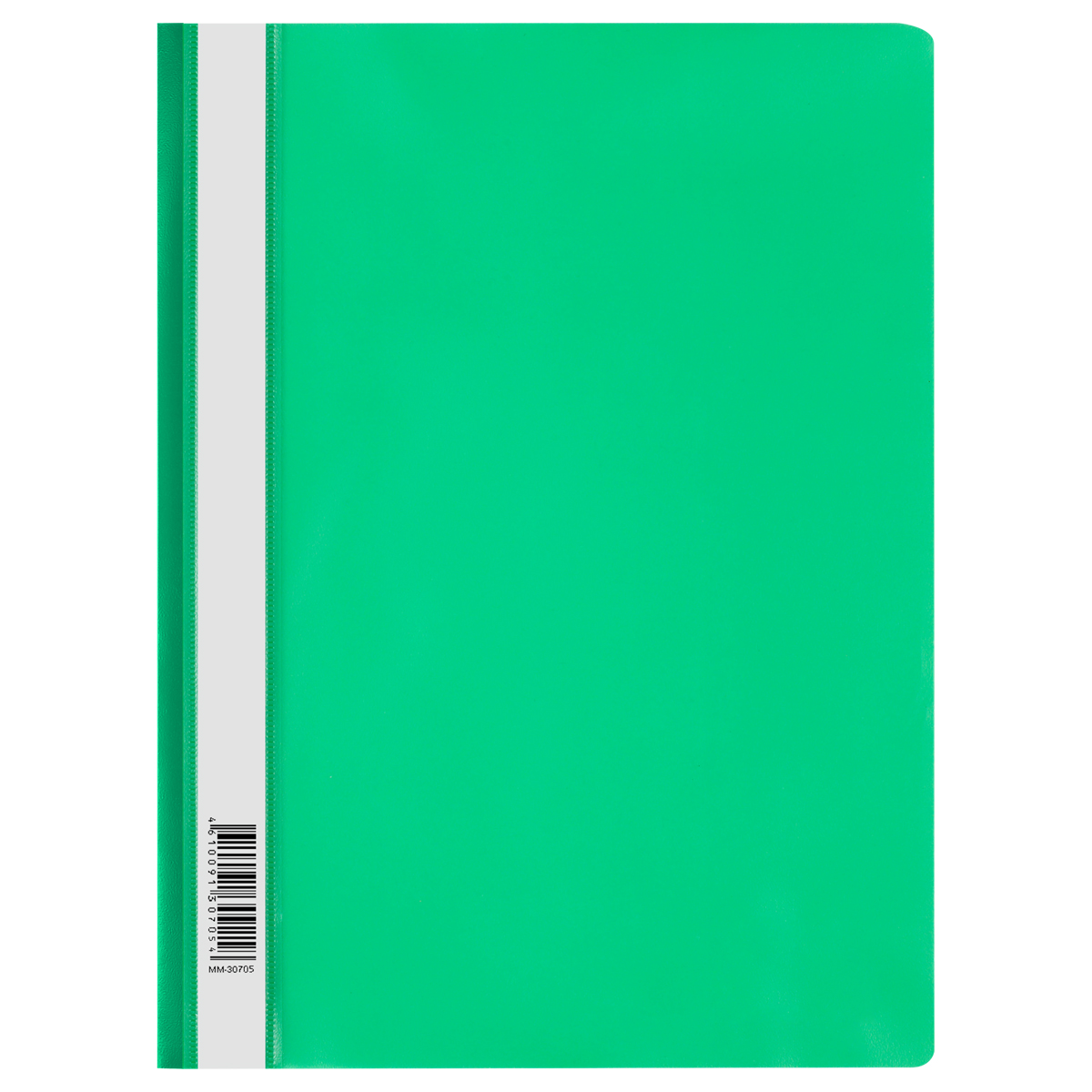 Я355665 Папка-скоросшиватель пластик. СТАММ А4, 120мкм, зеленая с прозр. верхом