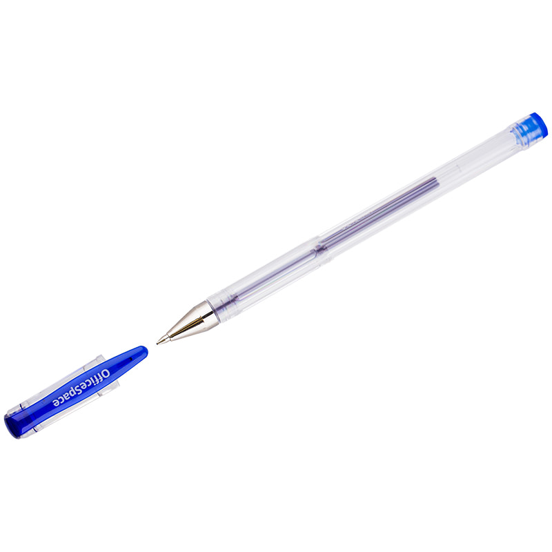 Я180138 Ручка гелевая OfficeSpace синяя, 1,0мм