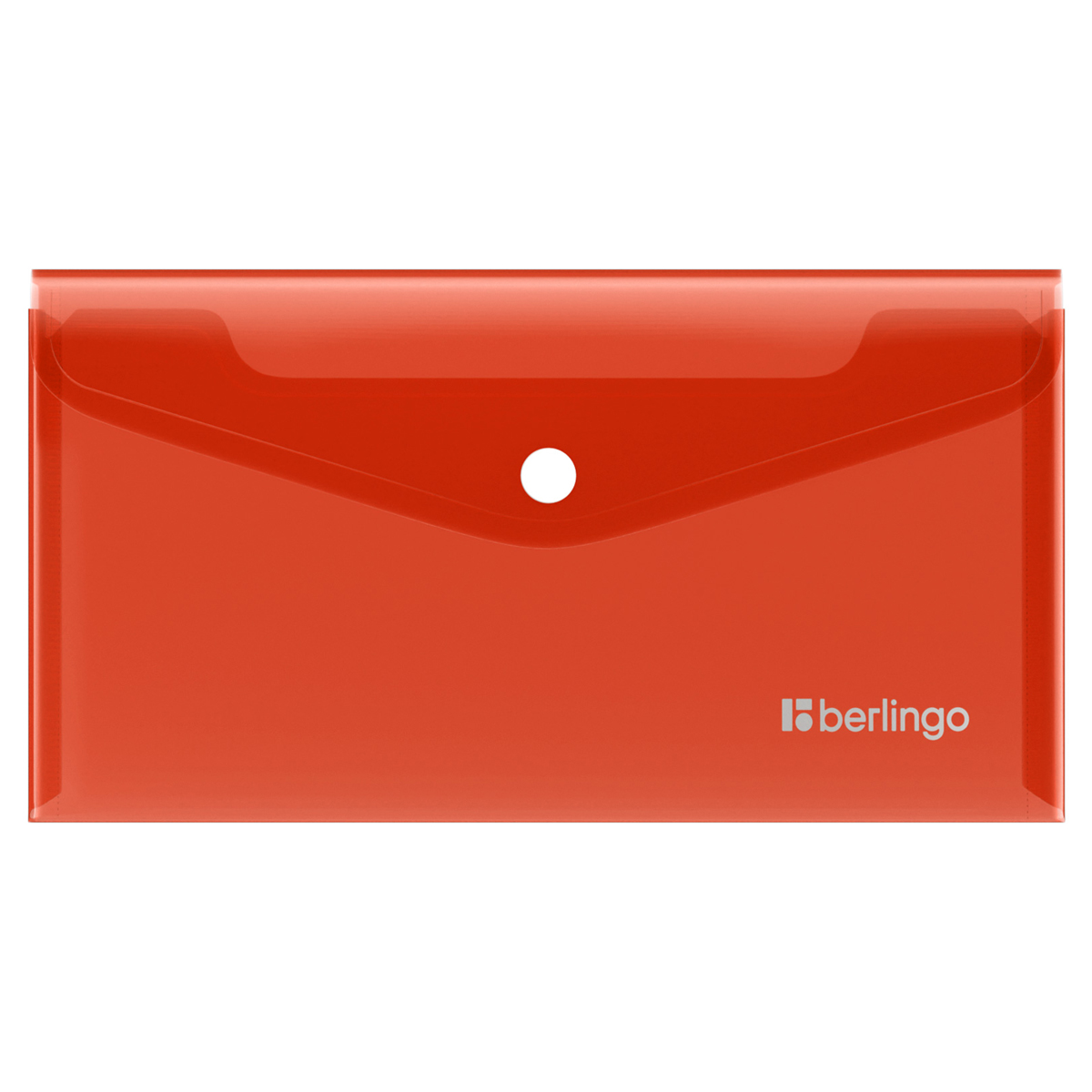 Я352673 Папка-конверт на кнопке Berlingo "No Secret", С6, 200мкм, красная