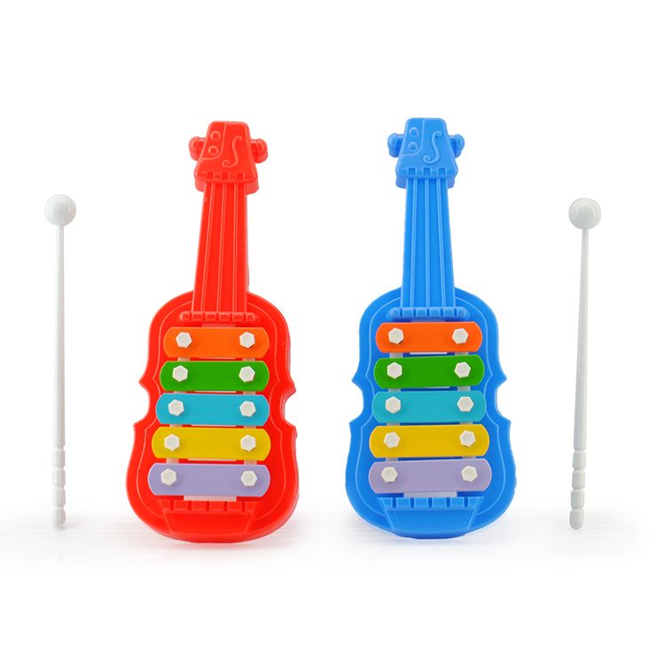 Я0901-021 Музыкальная игрушка Bebelot "Металлофон" (5 нот, палочка, 21,5х8,5х2 см)